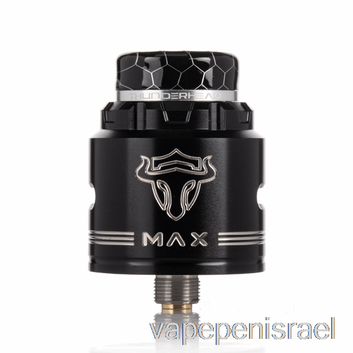 חד פעמי Vape Israel Thunderhead Creations Tauren Max 25mm Bf Rda כסף שחור
